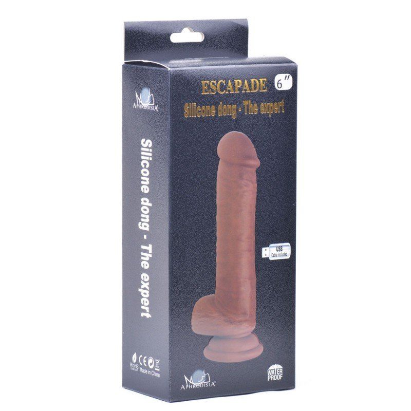 10 funksjoner silikon oppladbar, vibrerende og roterende dildo
