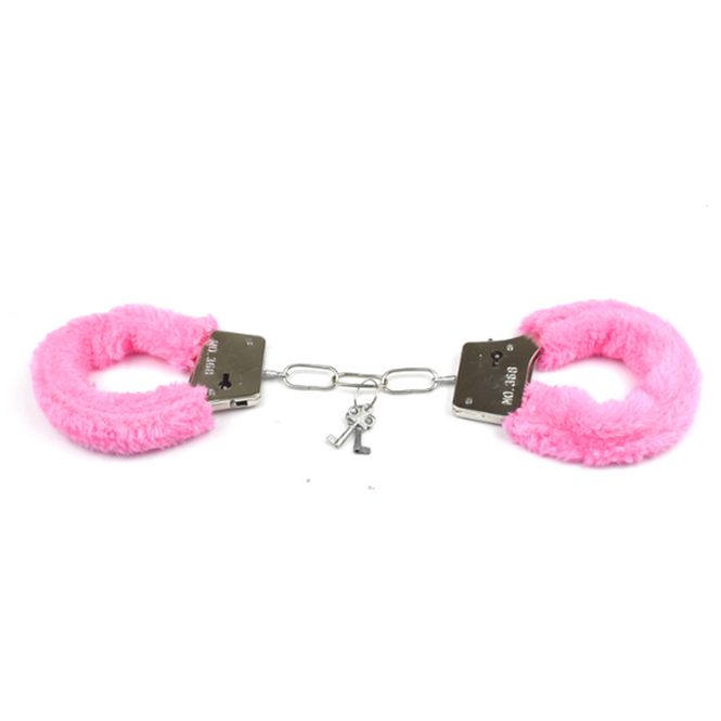 Hovedbilde Erotic - Håndjern med rosa plysj