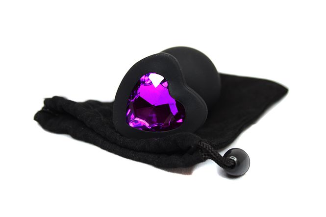 Hovedbilde Erotic - Lilla Hjertekrystall - Small - silikon