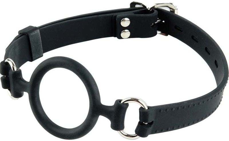 Gag med O-ring i Silikon - Sort