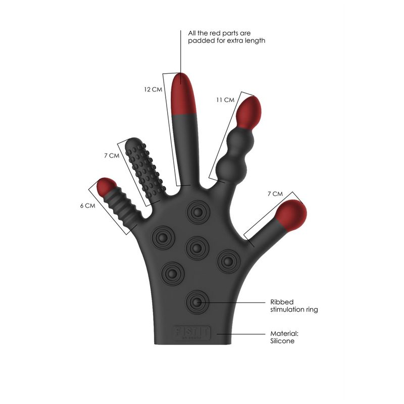 Fist It  - Silicone Stimulation Glove - handske