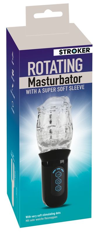 Roterende Mastrubator transparent