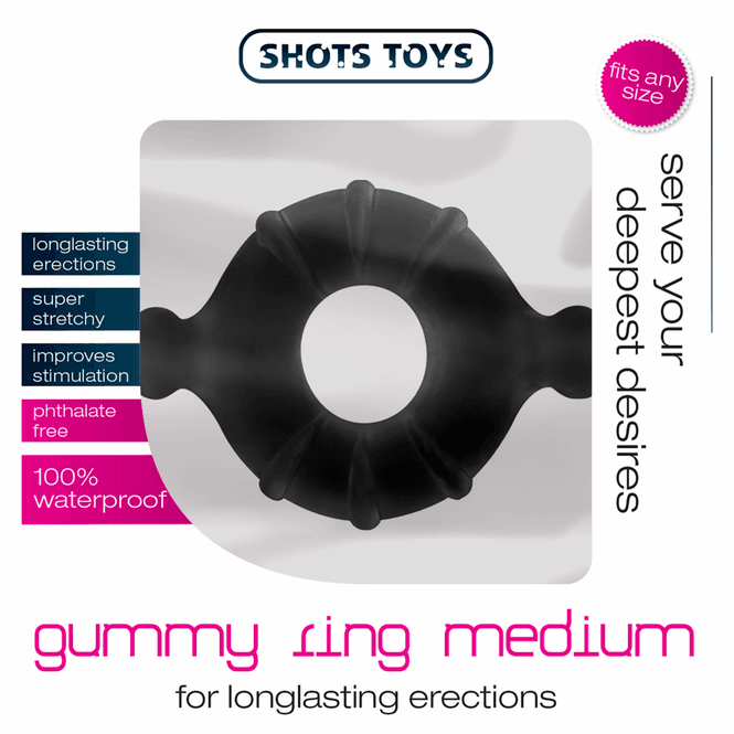 Hovedbilde Gummy PenisRing - Medium