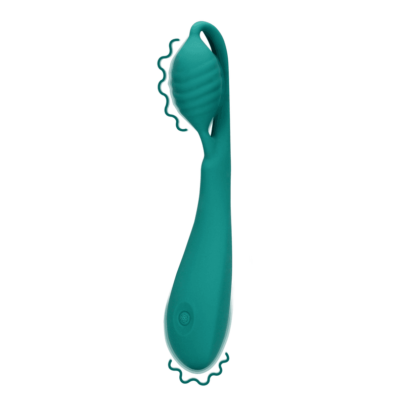 LOVELINE - G-Spot Vibrator with Bead - Blue Grass
