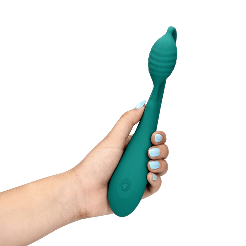 LOVELINE - G-Spot Vibrator with Bead - Blue Grass