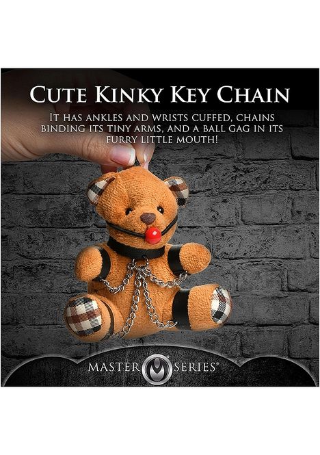 Hovedbilde Teddy Bear nøkkelring - Gagged