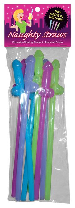 Hovedbilde Glow-in-the-Dark Naughty Straws