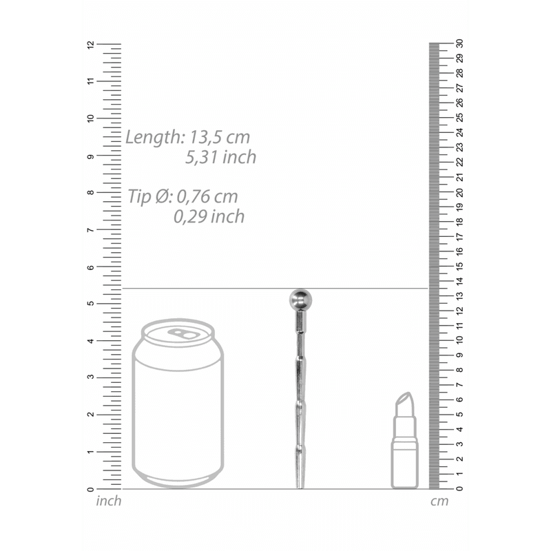 Long Hollow Penis Plug - 0.3
