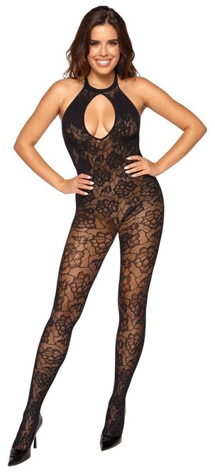 Hovedbilde FANTASY - Catsuit Onesize Blomstermønster