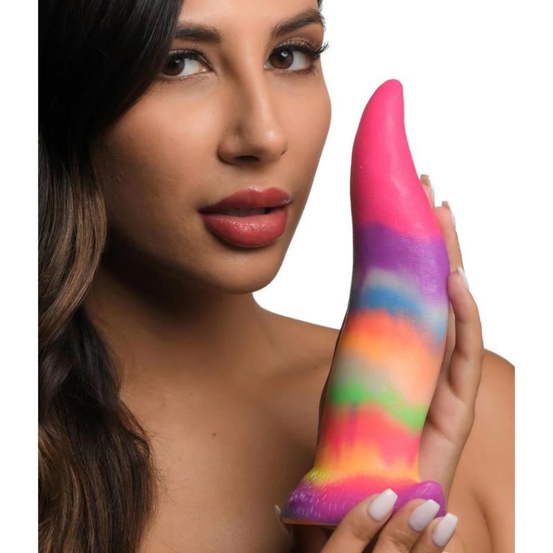 Creature Cocks - Unicorn Tongue - Glow in the Dark - Silicone Di