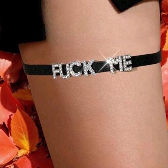 Hovedbilde Strømpebånd - FUCK ME