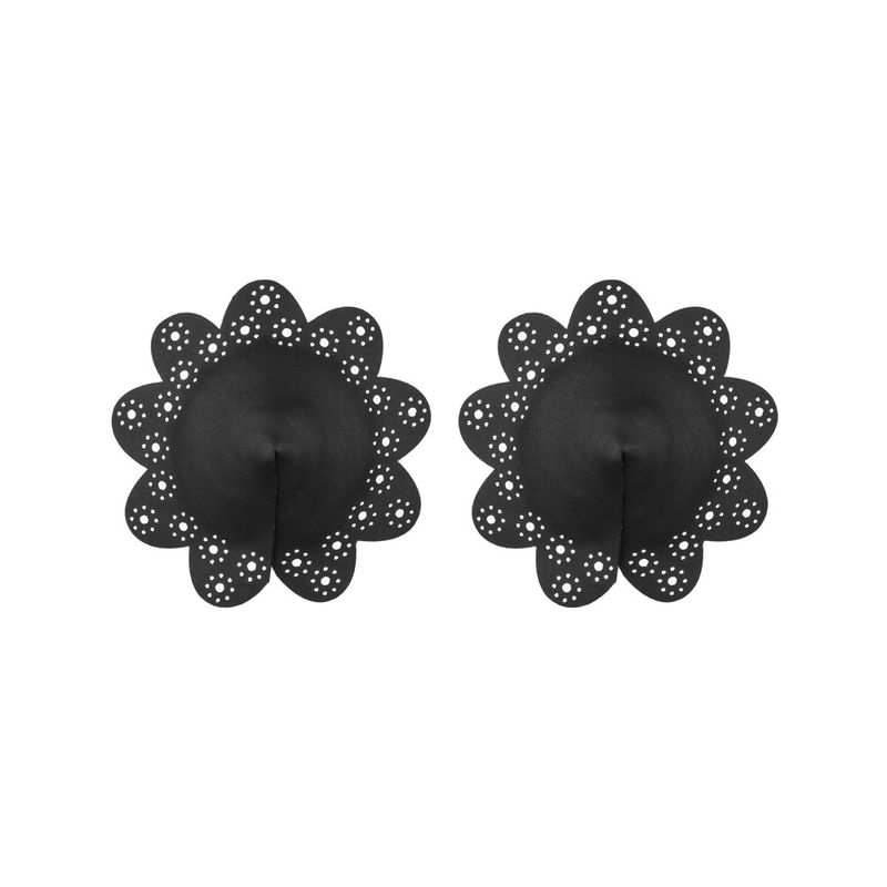 Nipple covers flower