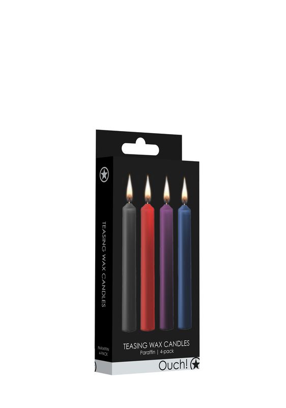 Teasing Wax Candles  - 4 Pieces - MIX