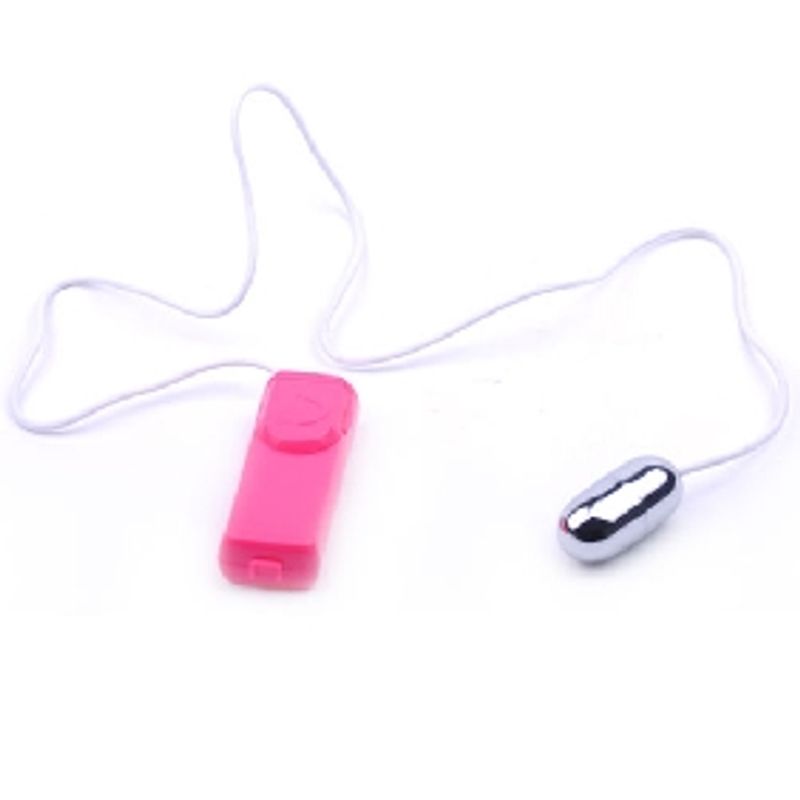Pink Silver Vibrating Egg