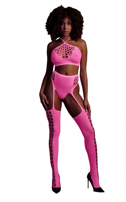 Hovedbilde OUCH - Two Piece with Crop Top and Stockings - ...