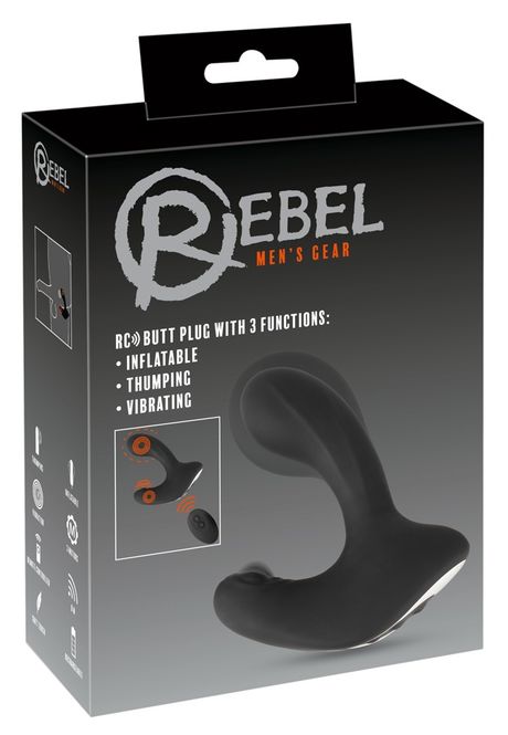 Hovedbilde RC Butt Plug with 3 functions