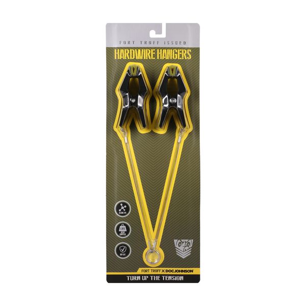 Hovedbilde Doc Johnson Hardwire Hangers - Black/Green