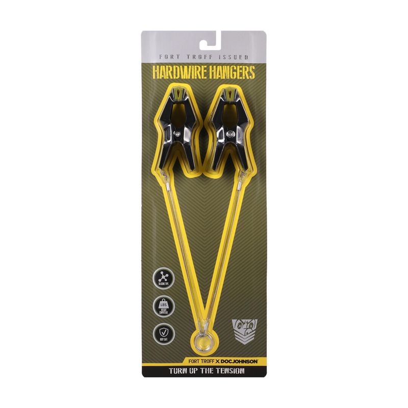 Doc Johnson Hardwire Hangers - Black/Green