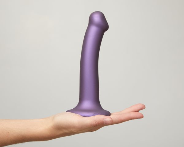 Hovedbilde STRAP-ON-ME - MONO DENSITY DILDO METALLIC PURPLE ...