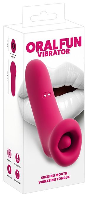 Hovedbilde Vibrator for oral nytelse med sugefunksjon og ...
