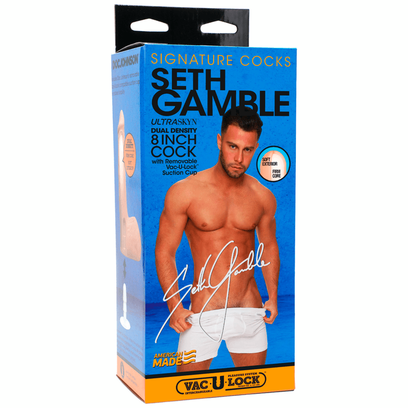 Doc Johnson - Seth Gamble - Realistic ULTRASKYN Dildo - 20 cm